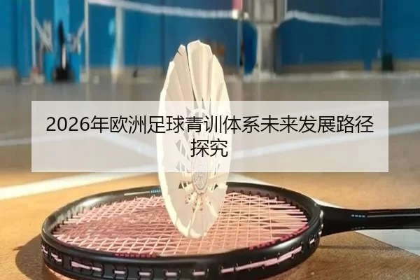 2026年欧洲足球青训体系未来发展路径探究